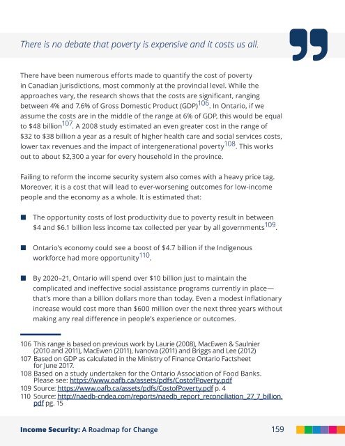 Income Security: A Roadmap for Change