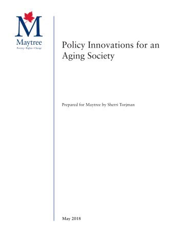 Policy Innovations for an Aging Society