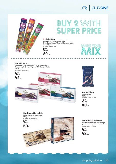 Turku-Stockholm July-August 2018 Silja Line Midsummer Shopping catalogue – light