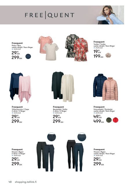 Turku-Stockholm July-August 2018 Silja Line Midsummer Shopping catalogue – light