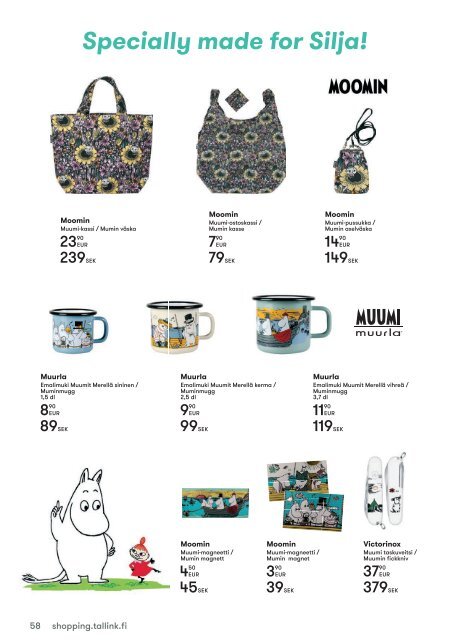 Turku-Stockholm July-August 2018 Silja Line Midsummer Shopping catalogue – light