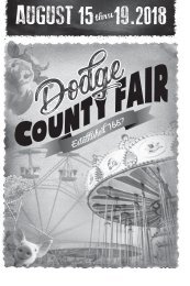 2018 Dodge County Fair Open Class Exhibit Book