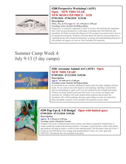 Summer Camp 061818