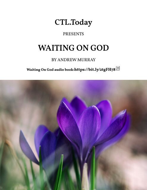  WAITING ON GOD