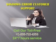 Windows Error Customer Support +1-888-720-4956