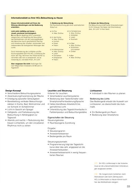 licht.wissen 21 „Leitfaden Human Centric Lighting (HCL)"