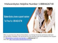 Malwarebytes Online Support Helpline Number 1-8884626718