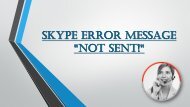 Facing Connection Problems in “Skype Error Messages” Skype Support Number For Help: - “+1-855-505-7815”