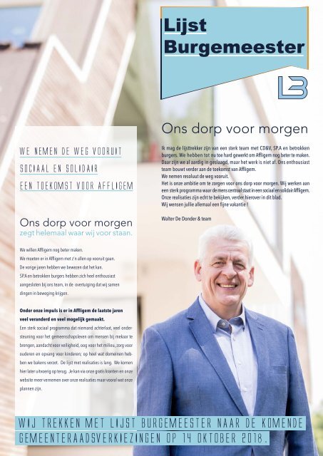 Lijst Burgemeester Gazet 