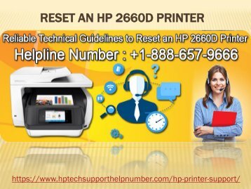 Reset an HP 2660D Printer