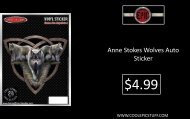 Anne Stokes Wolves Auto Sticker - Epic Vision LLC