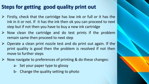 What is the Solution for bad quality print via Lexmark Printer