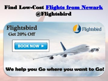 Top 10 Cheap Flights from Newark @Flighstbird