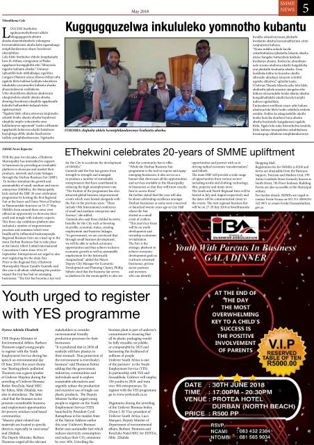 SMME NEWS - JUNE 2018 ISSUE