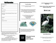 Bird list brochure 10-2012 letter.pub - Florida State Parks