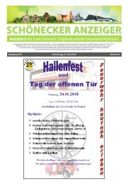 SCHÖNECKER ANZEIGER