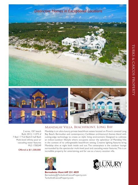 Turks & Caicos Islands Real Estate Summer/Fall 2018