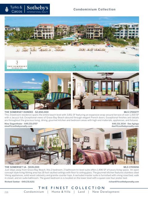 Turks & Caicos Islands Real Estate Summer/Fall 2018