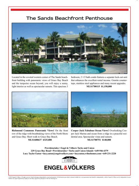 Turks & Caicos Islands Real Estate Summer/Fall 2018