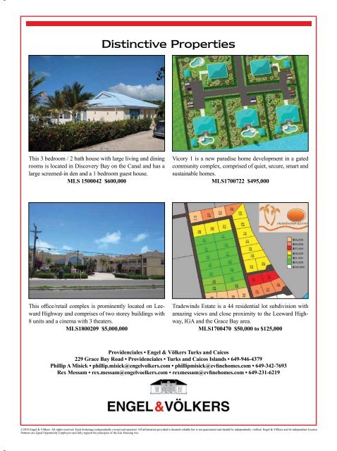 Turks & Caicos Islands Real Estate Summer/Fall 2018