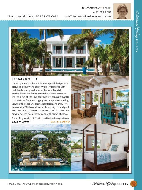 Turks & Caicos Islands Real Estate Summer/Fall 2018