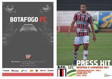 PRESS KIT: Botafogo x Luverdense - Série C - 23/06/2018