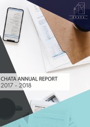 CHATA Annual Report 2017- 2018