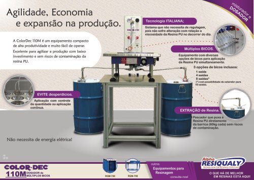 Resiqualy: Equipamentos de Resinagem