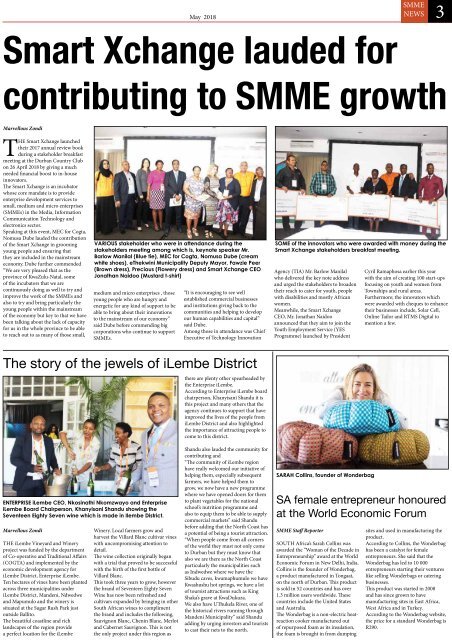 SMME NEWS - MAY 2018 ISSUE