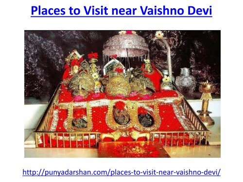 Places to Visit near Vaishno Devi