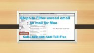 1-800-608-5461 | How To Filter Unread Email On Mail For Mac?