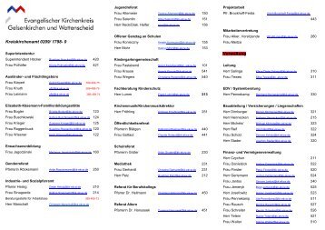 Kreiskirchenamt 0209 - Evangelische Kirche in Gelsenkirchen und ...
