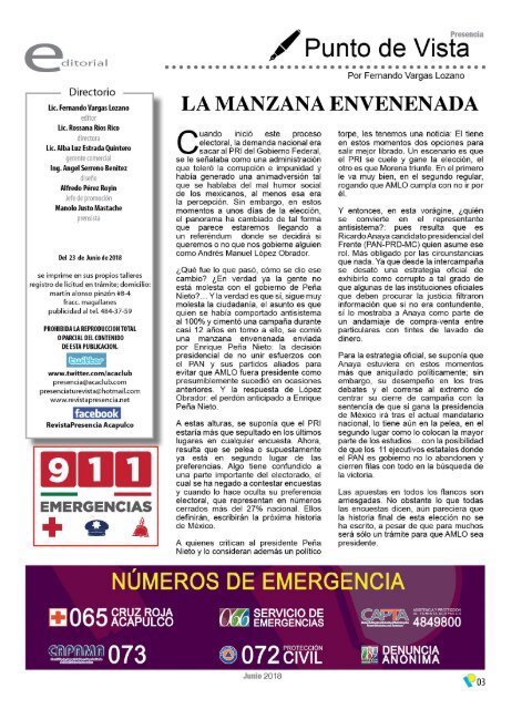 Revista Presencia Acapulco 1104
