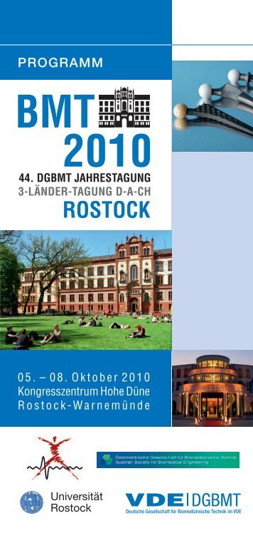 bmt 2010 rostock - Sonderforschungsbereich 599