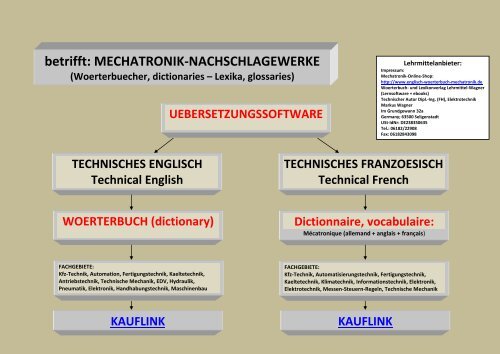 TECHNISCHES ENGLISCH uebersetzen