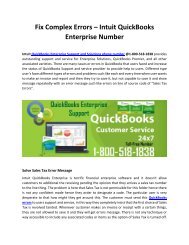 Dial +1-800-518-1838 QuickBooks Enterprise Support Number for Help