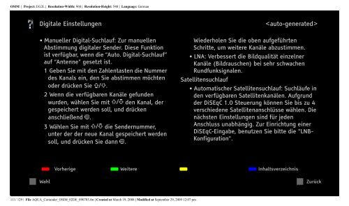 Sony KDL-46W5820 - KDL-46W5820 Consignes d&rsquo;utilisation Allemand