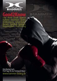 HAMMER Boxing Magazin: Good2Know