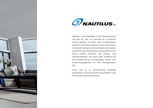 Nautilus Fitness Katalog