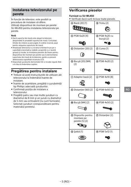 Sony KDL-32WD751 - KDL-32WD751 Mode d'emploi Grec