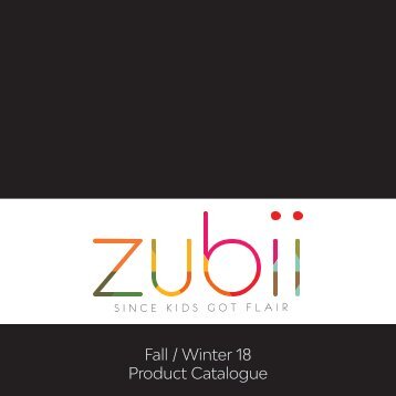 Zubii Catalogue Sample 1