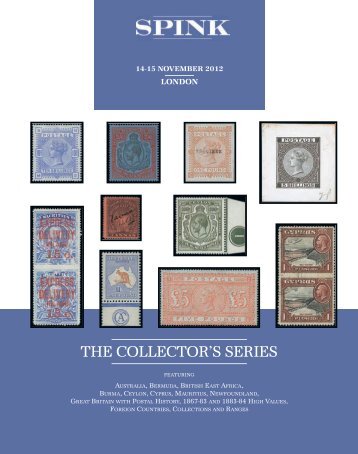 the collector's series sale - Spink