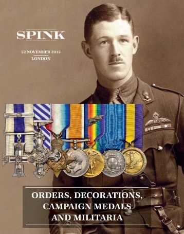 orders, decorations, campaign medals and militaria - Spink