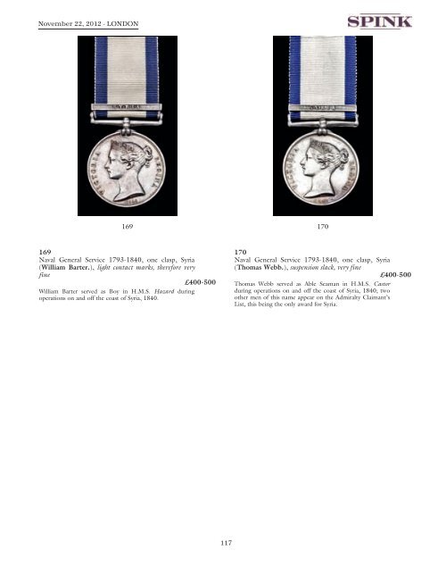 orders, decorations, campaign medals and militaria - Spink