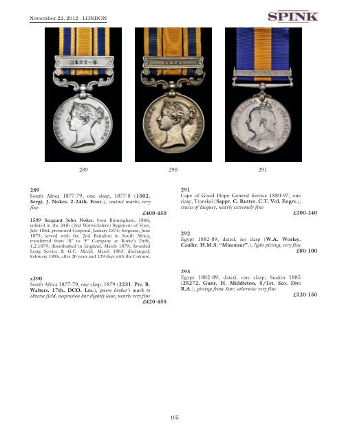 orders, decorations, campaign medals and militaria - Spink