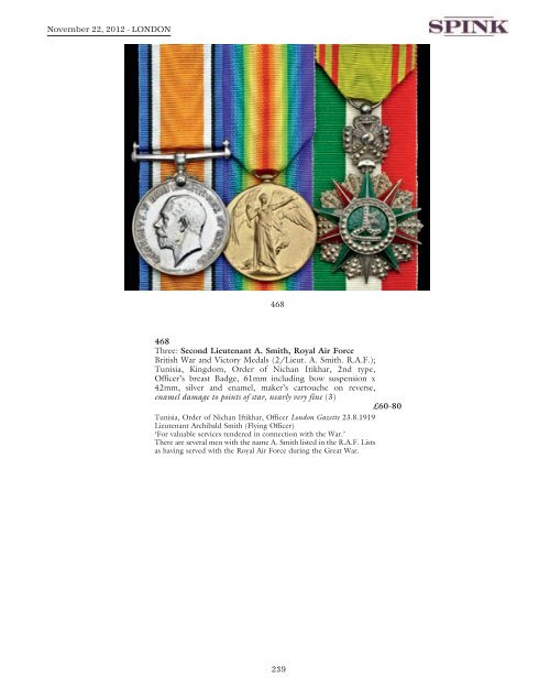 orders, decorations, campaign medals and militaria - Spink