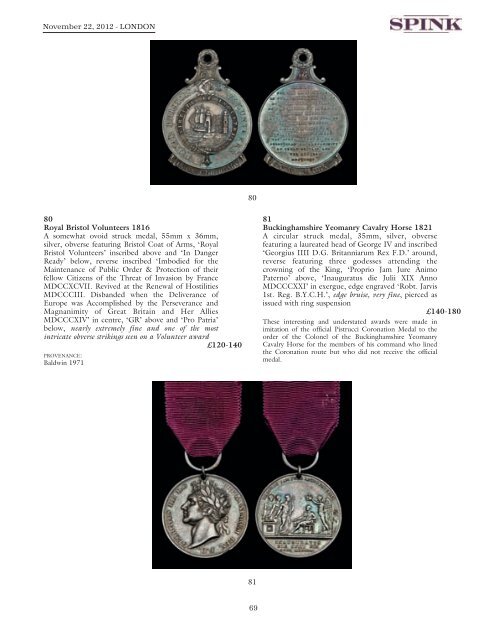 orders, decorations, campaign medals and militaria - Spink