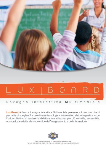 luxiboard_brochure2011.pdf (3.10 MB) - SOGI Snc