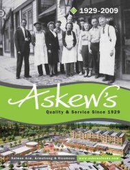 Congratulations to Askew's on 80 years - Paragon Publishing Inc.