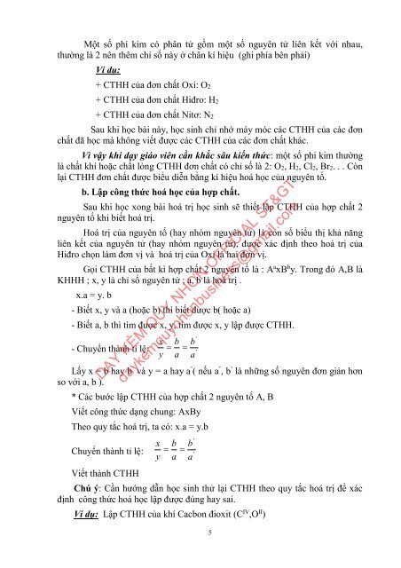 SKKN MÔN HÓA THCS 2018 - Một số giải pháp nhằm hình thành cho học sinh kĩ năng tính theo CTHH - PTHH